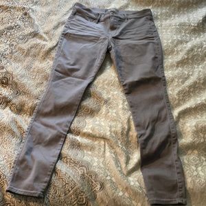 Express stretch + mid rise jean legging